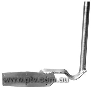 Antenna Gutter Mount 2.4 Metre